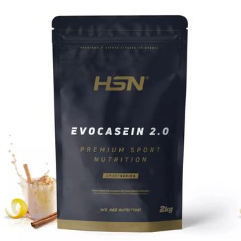 Caseína Micelar De Hsn Evocasein 2.0 | Sabor Leche Merengada 2 Kg = 67 Tomas Por Envase | Proteína Lenta Digestión Para Antes De Dormir | No-gmo, Vegetariana, Sin Gluten