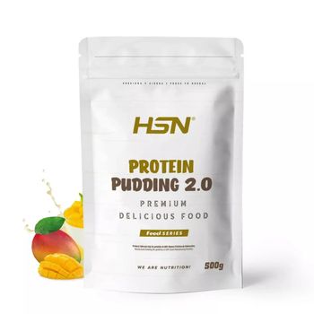 Pudding Proteico De Hsn | Sabor Crema De Mango 500 G = 13 Tomas Por Envase | Con Proteína De Suero | Muy Fácil De Preparar | Bajo En Calorías Sin Azúcares Añadidos | No-gmo, Vegetariano, Sin Gluten