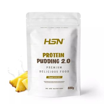 Pudding Proteico De Hsn | Sabor Piña 500 G = 13 Tomas Por Envase | Con Proteína De Suero | Muy Fácil De Preparar | Bajo En Calorías Sin Azúcares Añadidos | No-gmo, Vegetariano, Sin Gluten