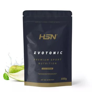 Isotónico En Polvo Evotonic De Hsn | Sabor Pera 500 G = 14 Tomas Por Envase | Bebida Deportiva Con Carbohidratos + Electrolitos + Bcaas + Peptopro | No-gmo, Vegetariano, Sin Gluten