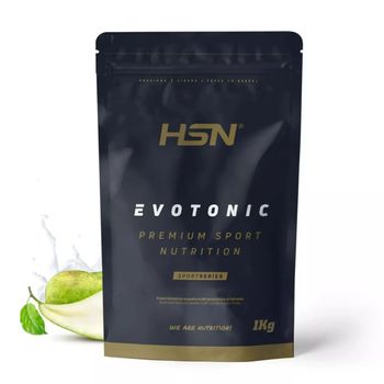 Isotónico En Polvo Evotonic De Hsn | Sabor Pera 1 Kg = 29 Tomas Por Envase | Bebida Deportiva Con Carbohidratos + Electrolitos + Bcaas + Peptopro | No-gmo, Vegetariano, Sin Gluten