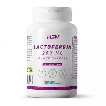 Lactoferrina 200 Mg De Hsn | 120 Cápsulas Vegetales Por Envase - Cápsulas Gastrorresistentes De Liberación Retardada (drcaps®) | Apoyo Del Sistema Inmunitario* | No-gmo, Vegetariano, Sin Gluten