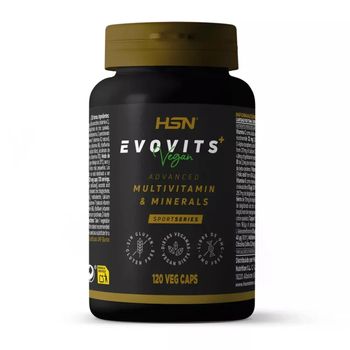 Multivitaminas Y Minerales Evovits Plus+ De Hsn | 120 Cápsulas Vegetales Para 4 Meses | Complejo Vitamínico Y Mineral Completo Vegano Hombre Mujer | No-gmo, Sin Gluten