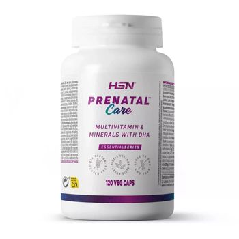 Vitaminas Y Minerales Para El Embarazo Prenatal Care* - Con Yodo - De Hsn | 120 Cápsulas Vegetales | Metil-b9, Metil-b12, D3 | Con Dha Vegano Y Citicolina | No-gmo, Sin Gluten