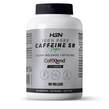 Cafeína De Liberación Lenta - Caffxtend® Efecto Duradero 12 Horas - De Hsn | 180 Cápsulas De 200 Mg Pura Cafeína Por Toma | Sin Aditivos | No-gmo, Vegano, Sin Gluten