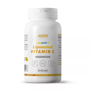 Hsn Vitamina C Liposomal 500mg Liposovit® | 30 Cápsulas Vegetales - Pura Vitamina C Liposomada - La Mejor Absorción Y Biodisponibilidad | No-gmo, Vegano, Sin Gluten