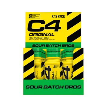 Cellucor - C4 Original Shots 12 X 60 Ml - Pre-entreno Con Cafeina En Monodosis -  Sabor: S