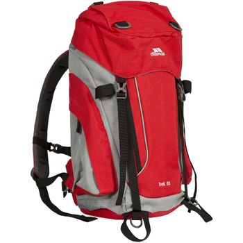 Trespass - Mochila De Acampada / Hiking Modelo Trek 33 (33 Litros) - Acampada / Camping (talla Única) (rojizo)