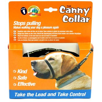 Canny - Collar Anti-tirones Para Perros (tamaño 6) (negro)