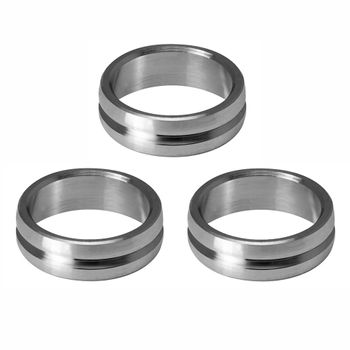 Mission F-lock Titanium Silver Rings 2 Mm Mi-000291