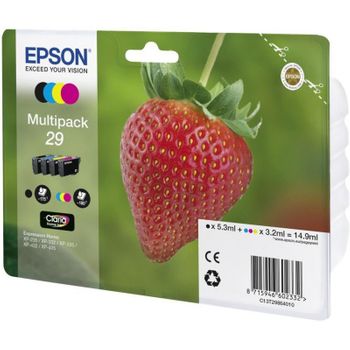 Epson - Strawberry Multipack 4-colours 29 Claria Home Ink - C13t29864012