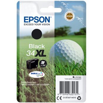 Golf Ball Singlepack Black 34xl Durabrite Ultra Ink