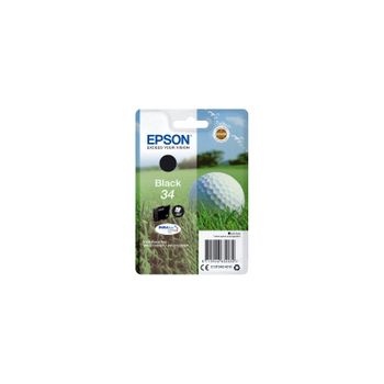 Epson - Golf Ball Singlepack Black 34 Durabrite Ultra Ink - C13t34614010
