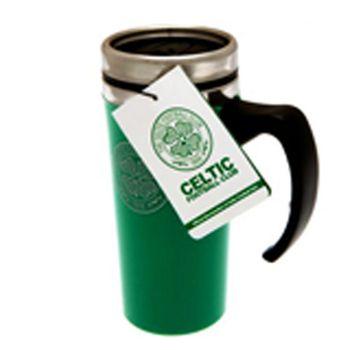 Celtic Fc Official - Taza Térmica De Aluminio (one Size) (verde/plateado)