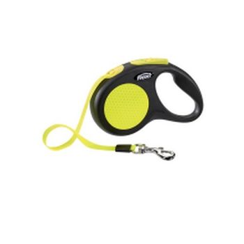 Flexi-bogd - Correa New Neon De 5 Metros Para Perros Pequeños (talla Única) (amarillo/negro)