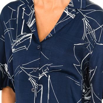 Camisa de lino y viscosa de Tallas Grandes de Mujer TEX