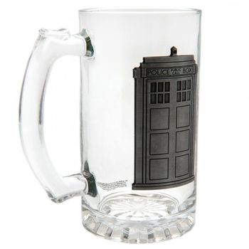 Doctor Who - Jarra De Cerveza De La Serie (tamaño Único) (blanco/negro)
