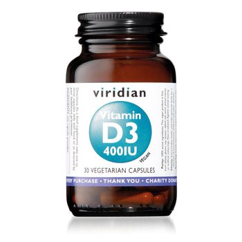 Vitamina D3 400 Ui 30 Cápsulas Veganas