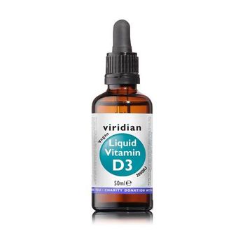 Vitamin D3 2000iu Líquida Vegana Viridian 50 Ml