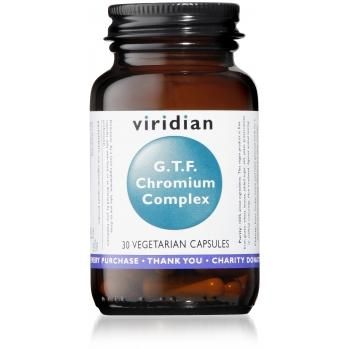 G.t.f. Cromo Complex 200 Μg Viridian, 30 Cápsulas Veganas