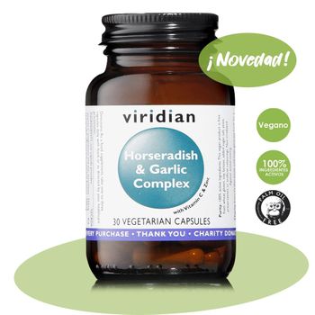 Rábano Picante Y Ajo Complex Viridian 30 Cáps Vegetales