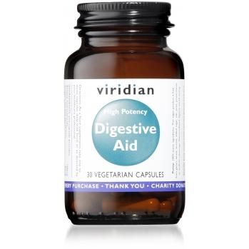 Ayuda Digestiva Alta Potencia Viridian, 30 Cápsulas