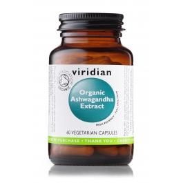 Ashwagandha Extracto Bio Viridian, 60 Cápsulas Veganas