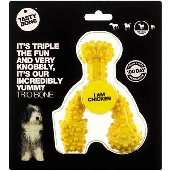 Tasty Trio Bone Mordedor Para Perro Sabor Pollo - Small Large