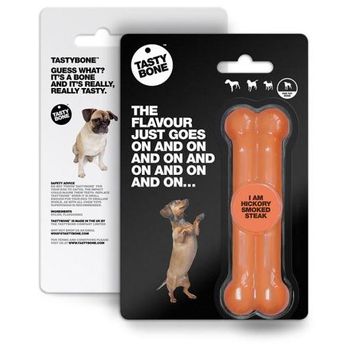 Tasty Bone Mordedor Para Perro Sabor Filete Ahumado Nueces Toy/puppy