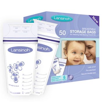 Bolsas Para Leche Materna 50 Unidades 180 Ml 40055 Lansinoh