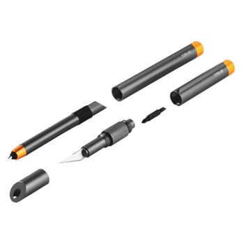 True Utility Pen-002-g Esferográfica + Faca True Preto