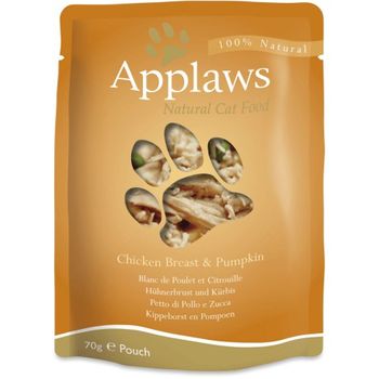 Applaws Cat Pouch Pollo Y Calabaza - Bolsa De 70 Gr