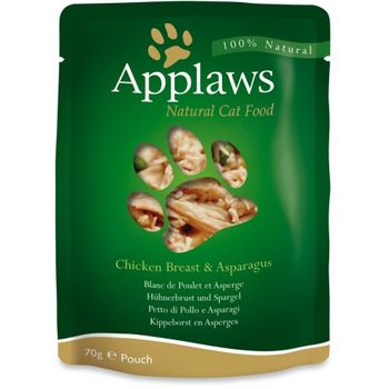 Applaws Cat Pouch Pollo Y Espárragos - Bolsa De 70 Gr