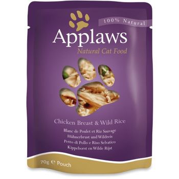 Applaws Cat Pouch Pollo Y Arroz - Bolsa De 70 Gr