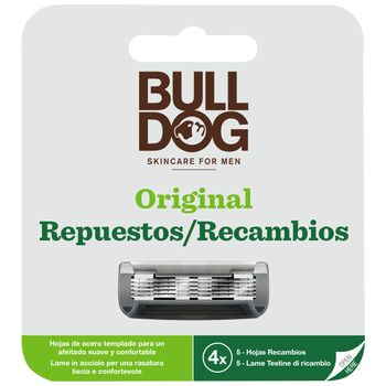 Bulldog Original Recambios Maquinilla De Afeitar Bamboo 4 Unidades