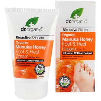 Dr. Organic Crema Para Pies Y Talones Miel De Manuka 125 Ml