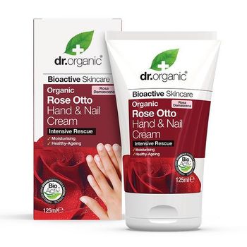 Dr. Organic Crema De Manos Y Uñas Rose Otto 125 Ml