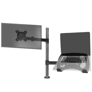 Soporte Monitor 13"-27" + Plataforma Para Ordenador - Soporte Pantalla - Duronic Dm25l1x1