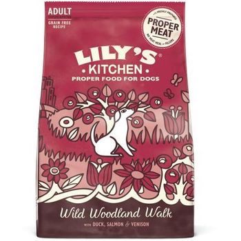 Lily's Kitchen Adult Duck, Salmon & Venison Wild Woodland Walk Pienso Para Perro Grain-free 2.5kg