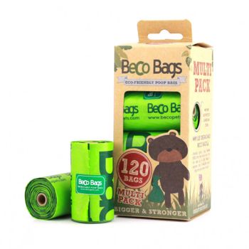 Bolsas Becobags 8 Rollos X 15 Bolsas (120 Total)