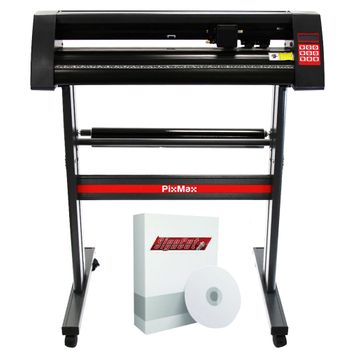 Plóter Para Corte De Vinilo De 72cm Pixmax Con Software Signcut Pro Incluido