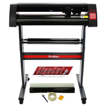 Plóter Para Corte De Vinilo De 72cm Pixmax, Software Signcut Pro Y Kit Weeding