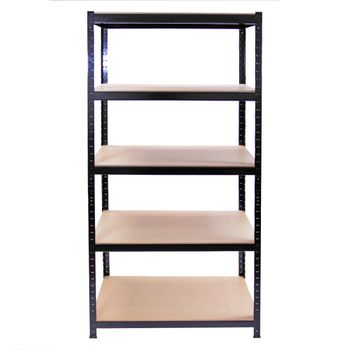 Estantería Cubo Con 2 Puertas De Metal Y Mdf Negra Y Beige De 60x35x78 Cm  con Ofertas en Carrefour