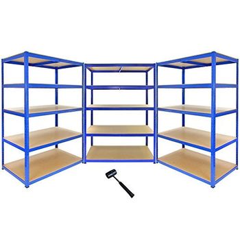 Monster Racking- Estanterías Resistentes T-rax, Azul, 75cm Ancho X 30cm  Fondo, Conjunto De 3 con Ofertas en Carrefour