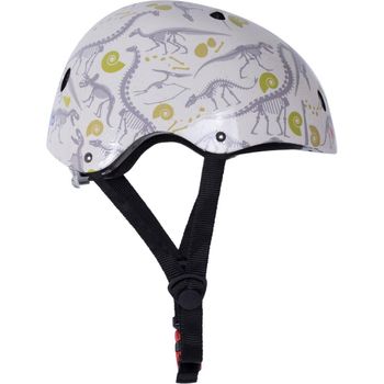 Casco De Bicicleta - Patrones Fossil Blanco