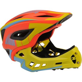 Casco Integral Ikon Naranja/amarillo