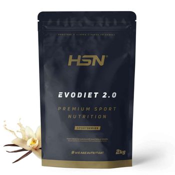 Batido De Proteínas Evodiet 2.0 De Hsn | Sabor Vainilla 2 Kg = 67 Tomas Por Envase | Whey Con Té Verde Y L-carnitina | No-gmo, Vegetariano, Sin Gluten