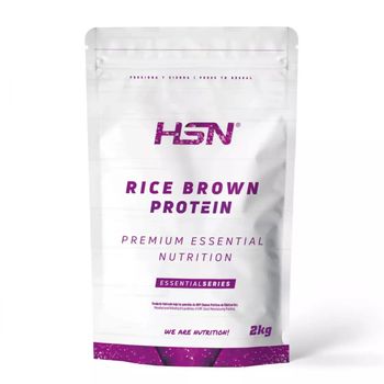 Proteína De Arroz De Hsn | Sin Sabor 2kg = 67 Tomas Por Envase Pura Proteína De Arroz Integral Concentrada En Polvo | 100% Vegana | Rice Protein Powder | No-gmo, Sin Gluten