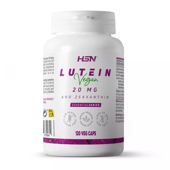 Luteína 20 Mg Con Zeaxantina De Hsn | 120 Cápsulas Vegetales | 7600 Mg Flor De Caléndula Por Dosis Diaria | Extracto 20x Veces Más Concentrado | No-gmo, Vegano, Sin Gluten