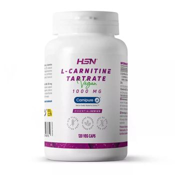 L-carnitina L-tartrato Carnipure De Hsn | 120 Cápsulas Vegetales | 3000 Mg Por Dosis Diaria De Carnitina De Máxima Absorción Y Eficacia | Alta Pureza Y Calidad | No-gmo, Vegano, Sin Gluten...